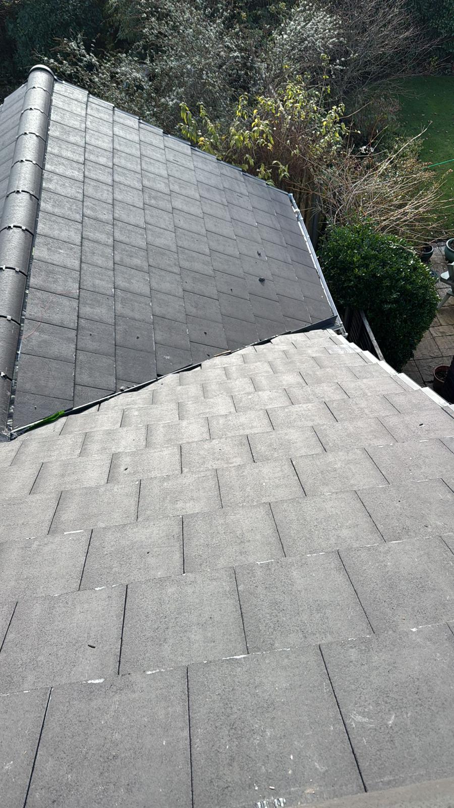Pitched slate roofing by JD Roofs